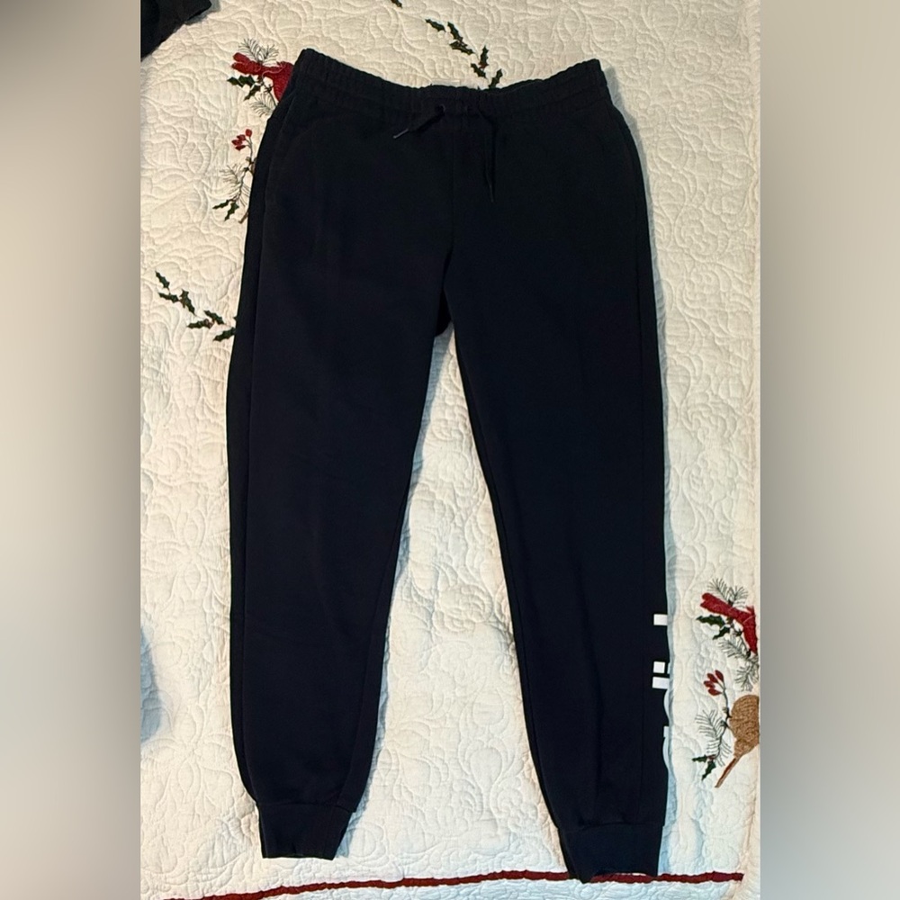 Large Navy Adidas sweatpants